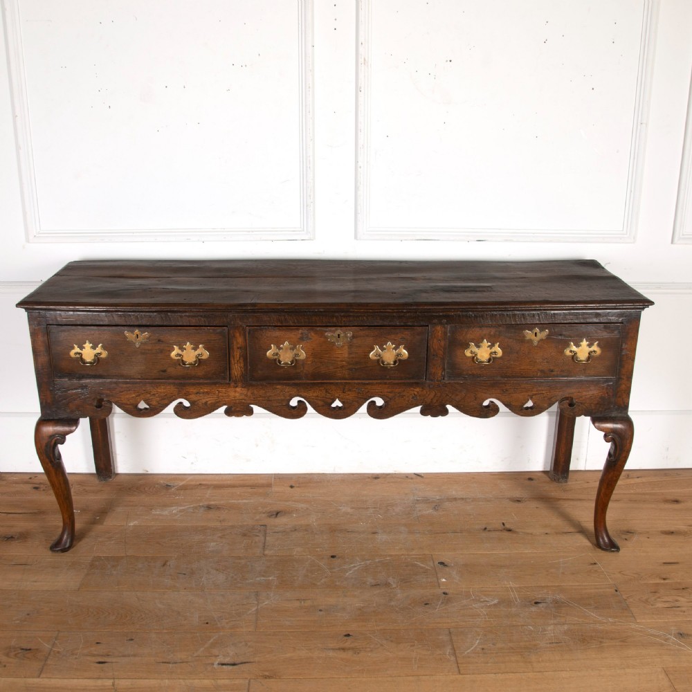 18th Century Oak Cabriole Leg Dresser
