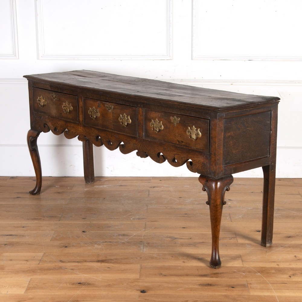 18th Century Oak Cabriole Leg Dresser View II