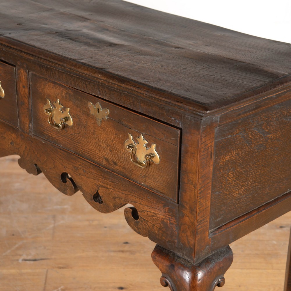 18th Century Oak Cabriole Leg Dresser View V