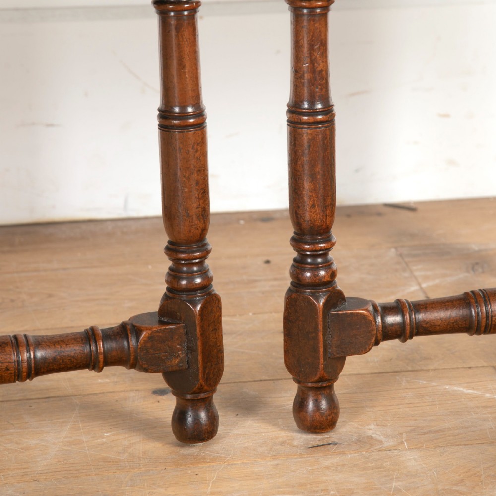 17th Pair of Walnut Stools View III
