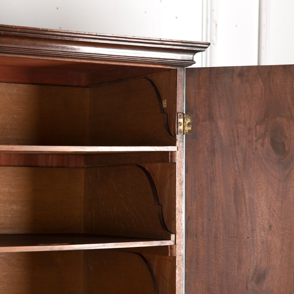 18th Century Mahogany Linen Press View VI