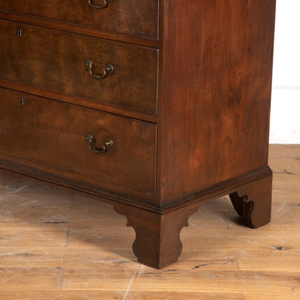18th Century Mahogany Linen Press View VII