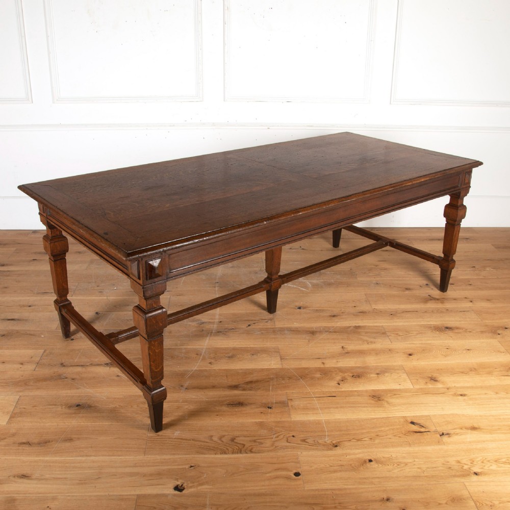 Large C19th Oak Farmhouse Table View II