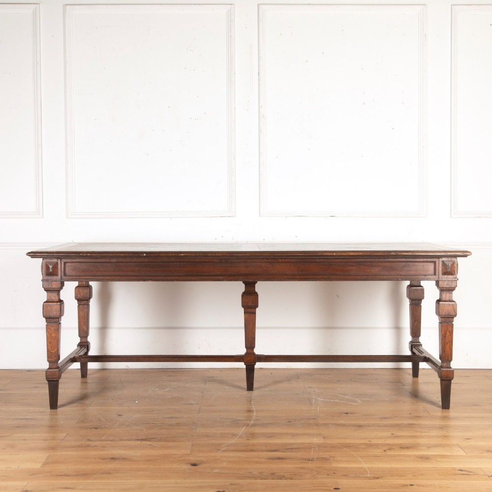Large C19th Oak Farmhouse Table View IV
