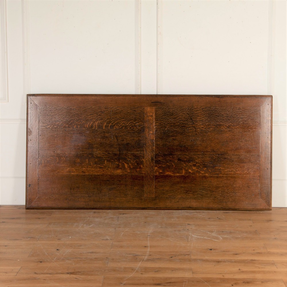 Large C19th Oak Farmhouse Table View V