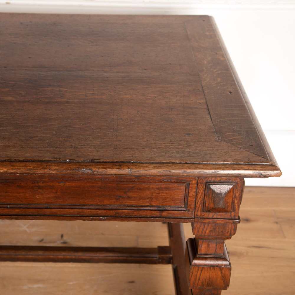Large C19th Oak Farmhouse Table View VI