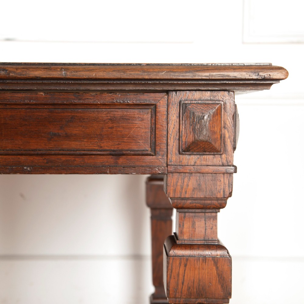 Large C19th Oak Farmhouse Table View VII