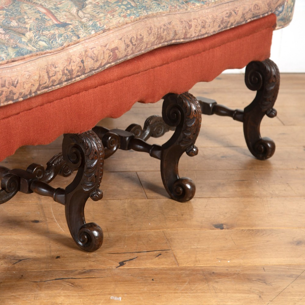 19th Century Carolean Style Settee View II