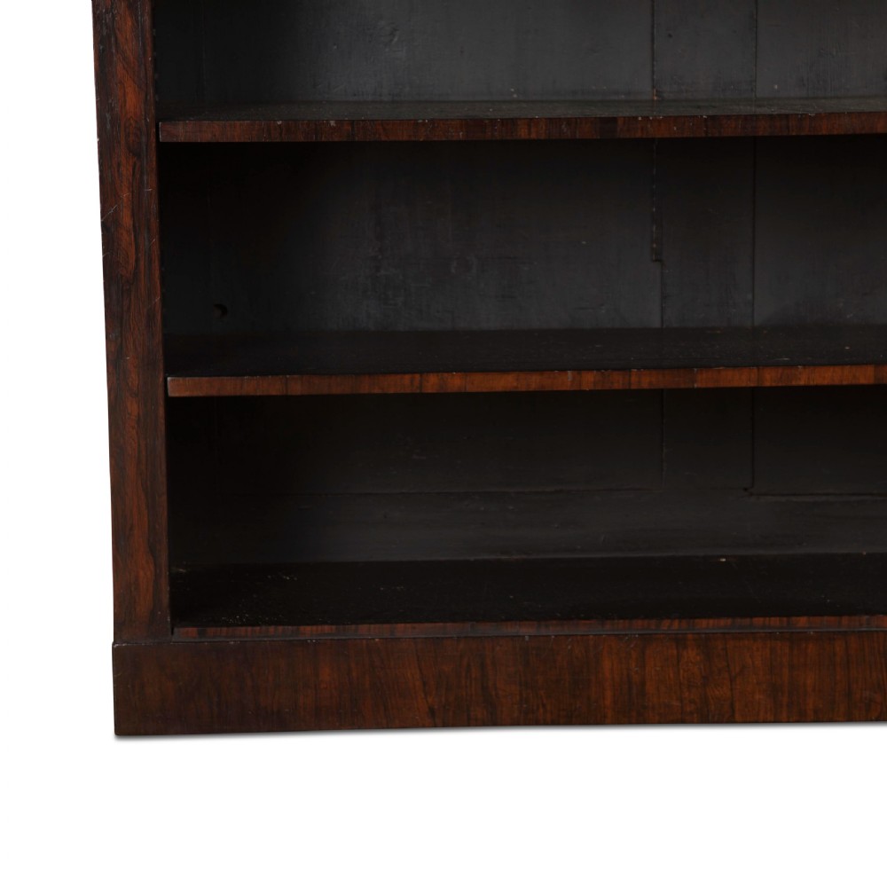 Regency Rosewood Open Bookcase View IV