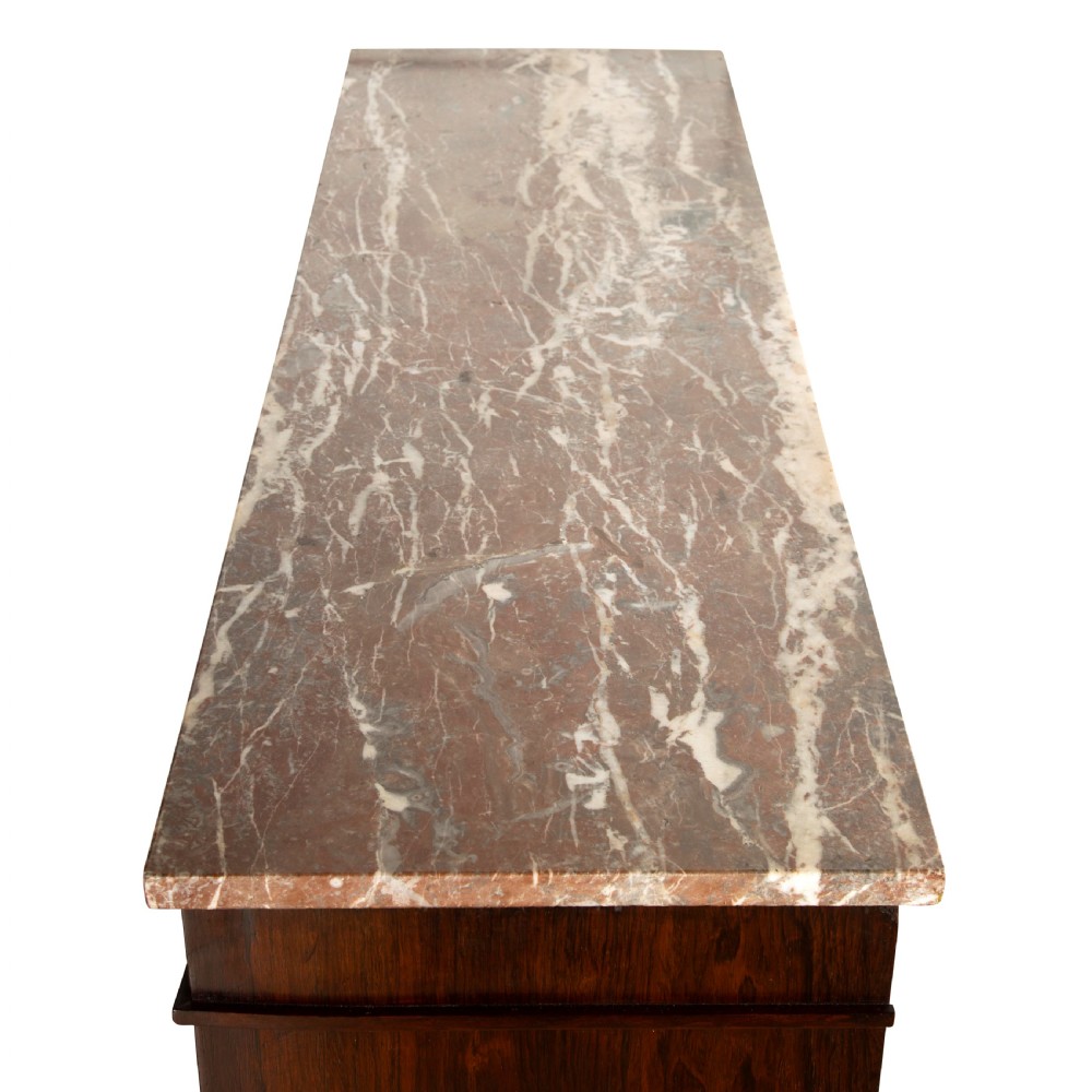 Regency Rosewood Open Bookcase View VII