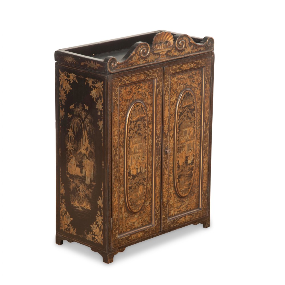 C19th Chinoiserie Table Cabinet View II