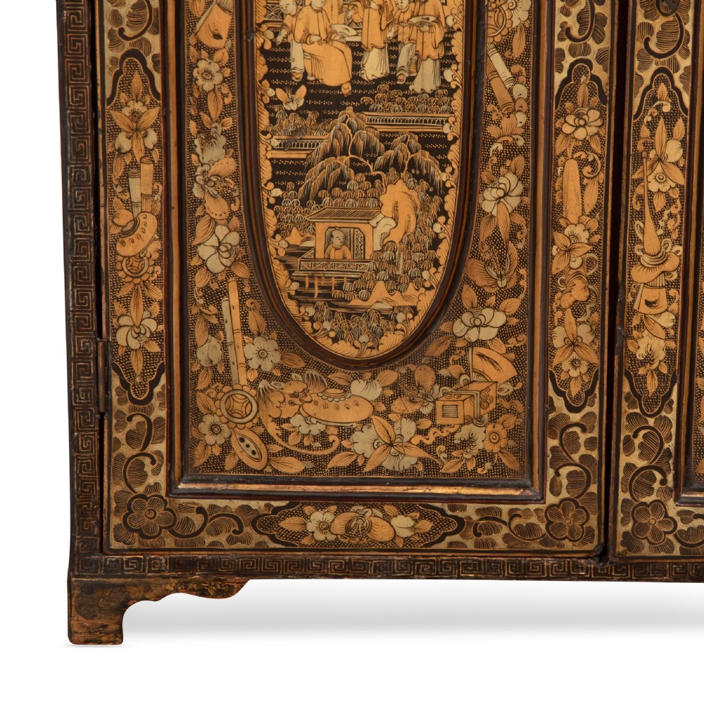 C19th Chinoiserie Table Cabinet View V