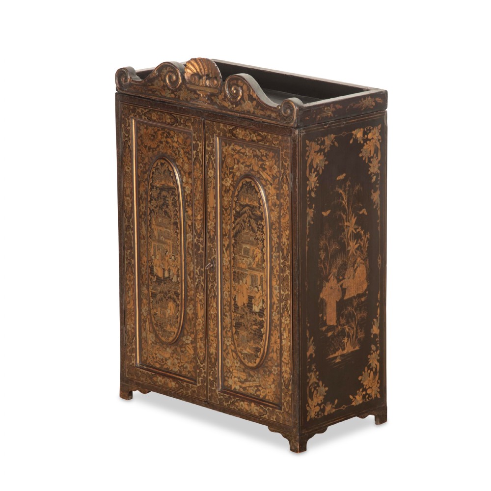 C19th Chinoiserie Table Cabinet View VI