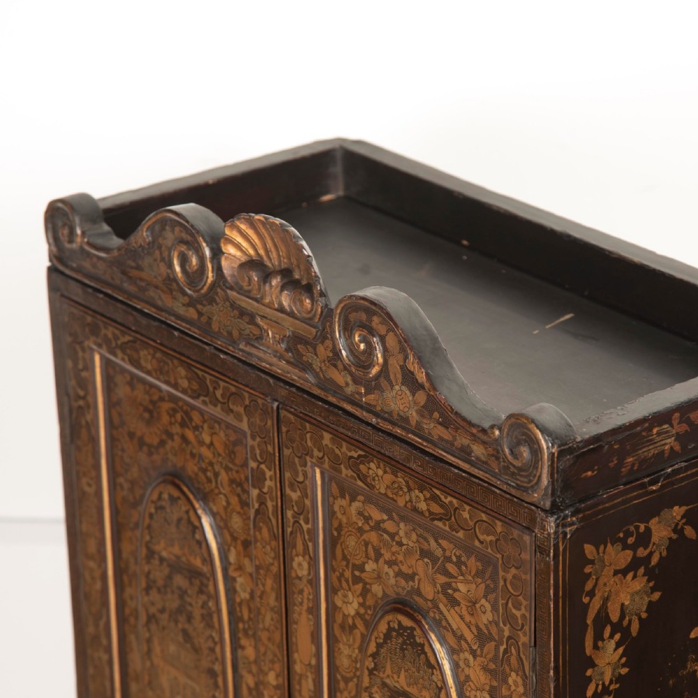 C19th Chinoiserie Table Cabinet View VIII