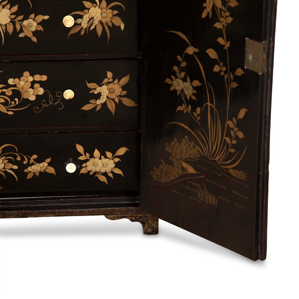 C19th Chinoiserie Table Cabinet View XI