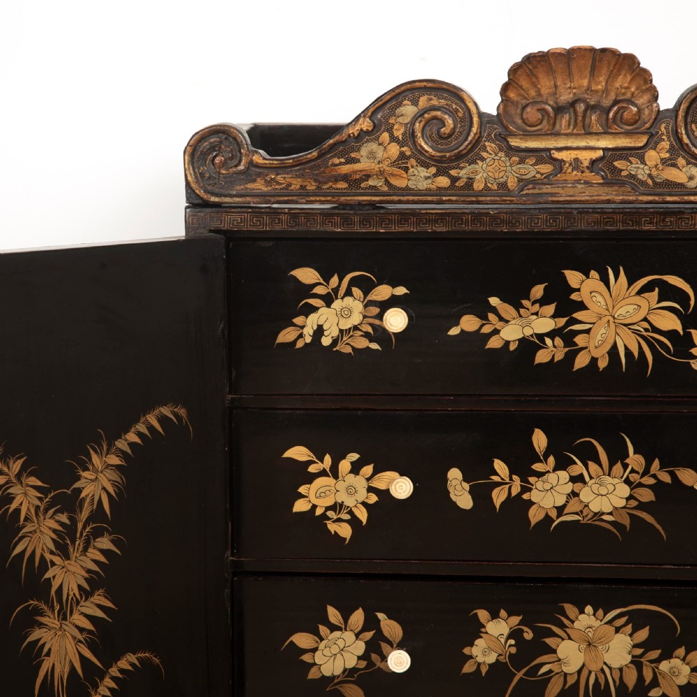 C19th Chinoiserie Table Cabinet View XII