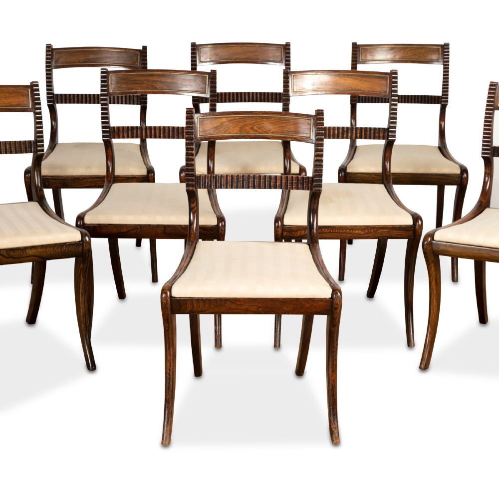 Regency set of 10 Dining Chairs View III