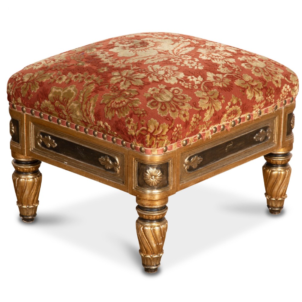 Large C19th Pair of Stools View V