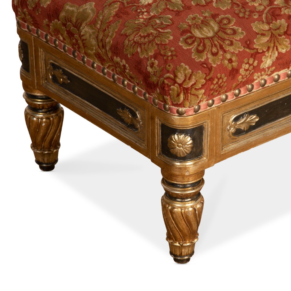 C19th set of 4 gilt stools View VI