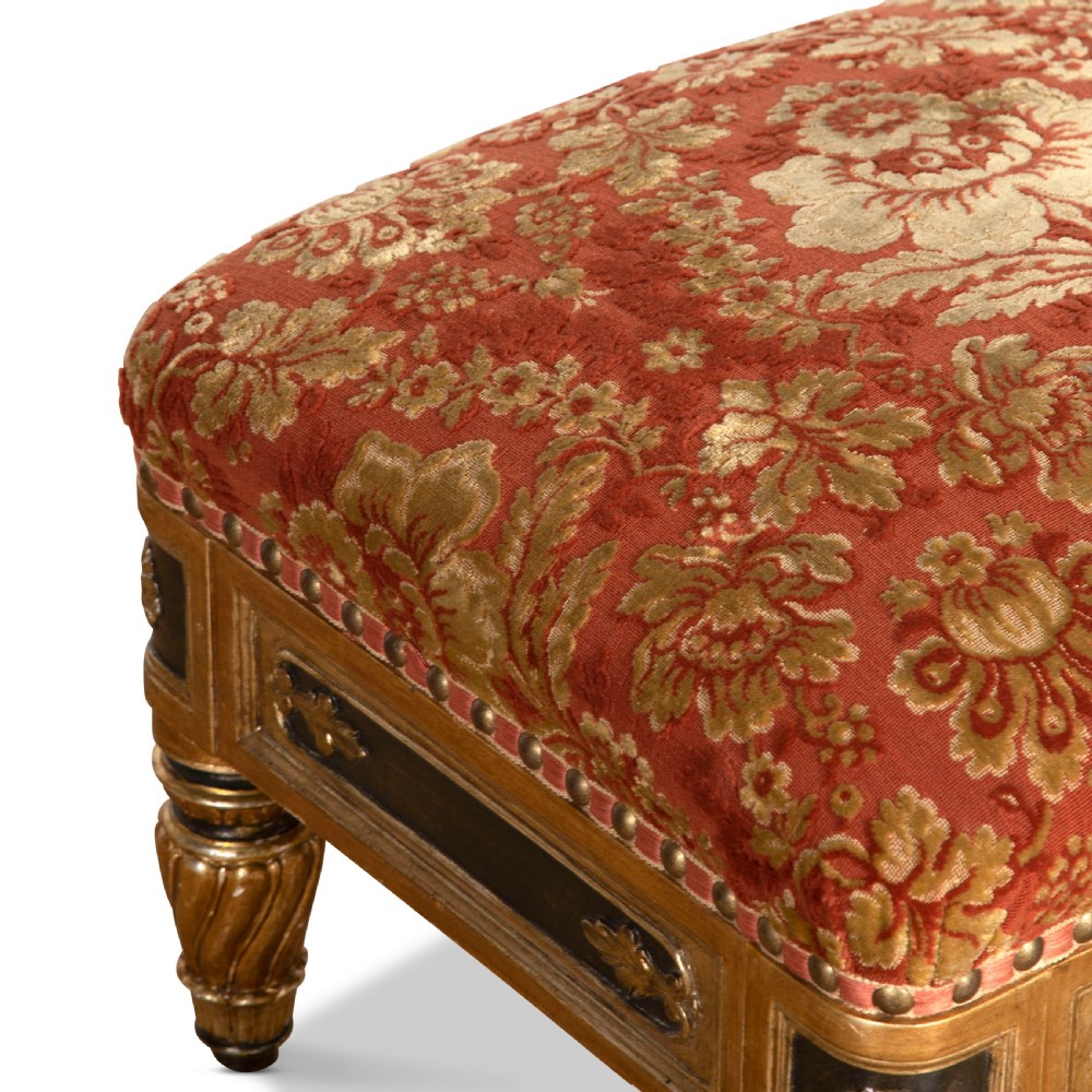 C19th set of 4 gilt stools View IX