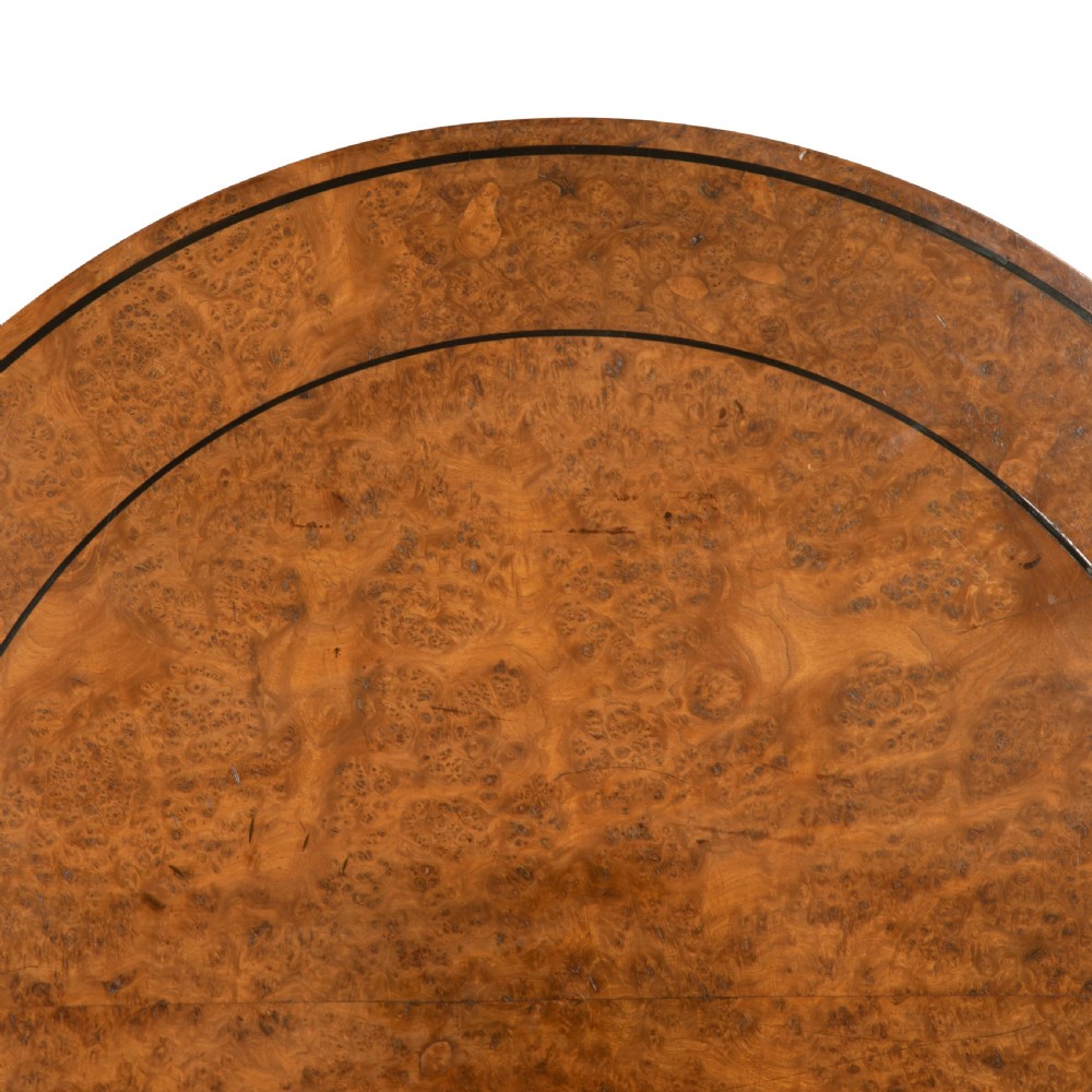 Regency Burr Elm Centre Table View II