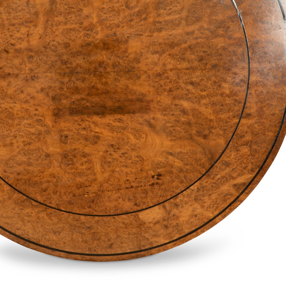 Regency Burr Elm Centre Table View V