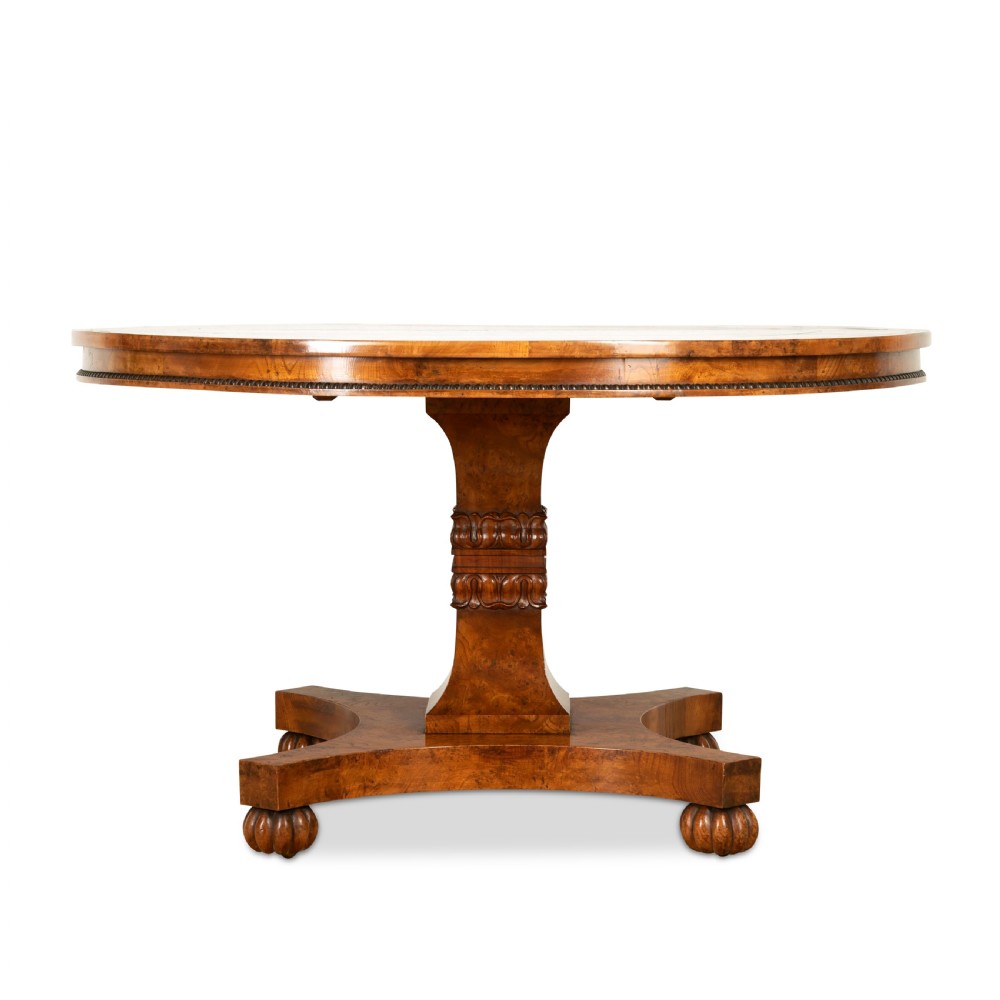 Regency Burr Elm Centre Table View VII