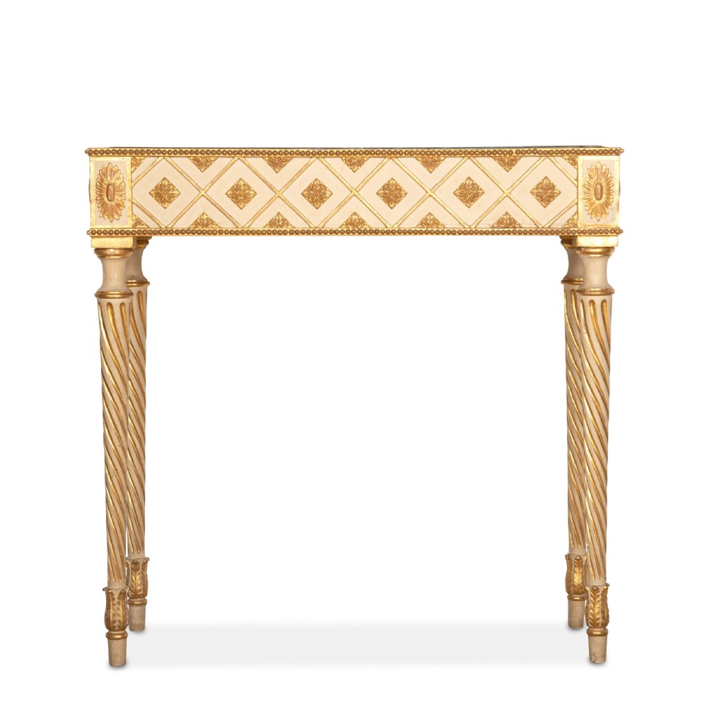 C19th Painted & Gilded Jardiniere Table