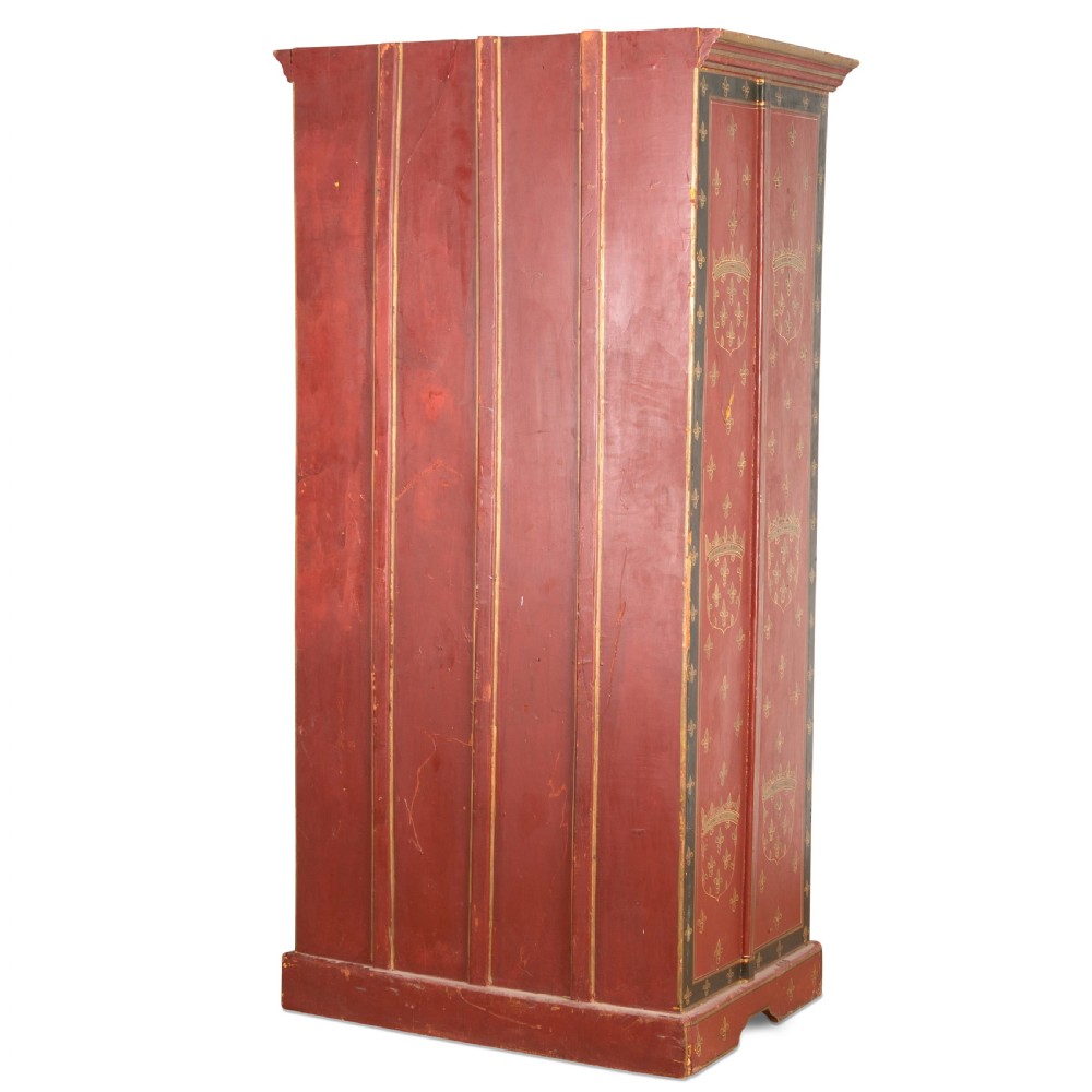 19th Century Painted  Cupboard View VII