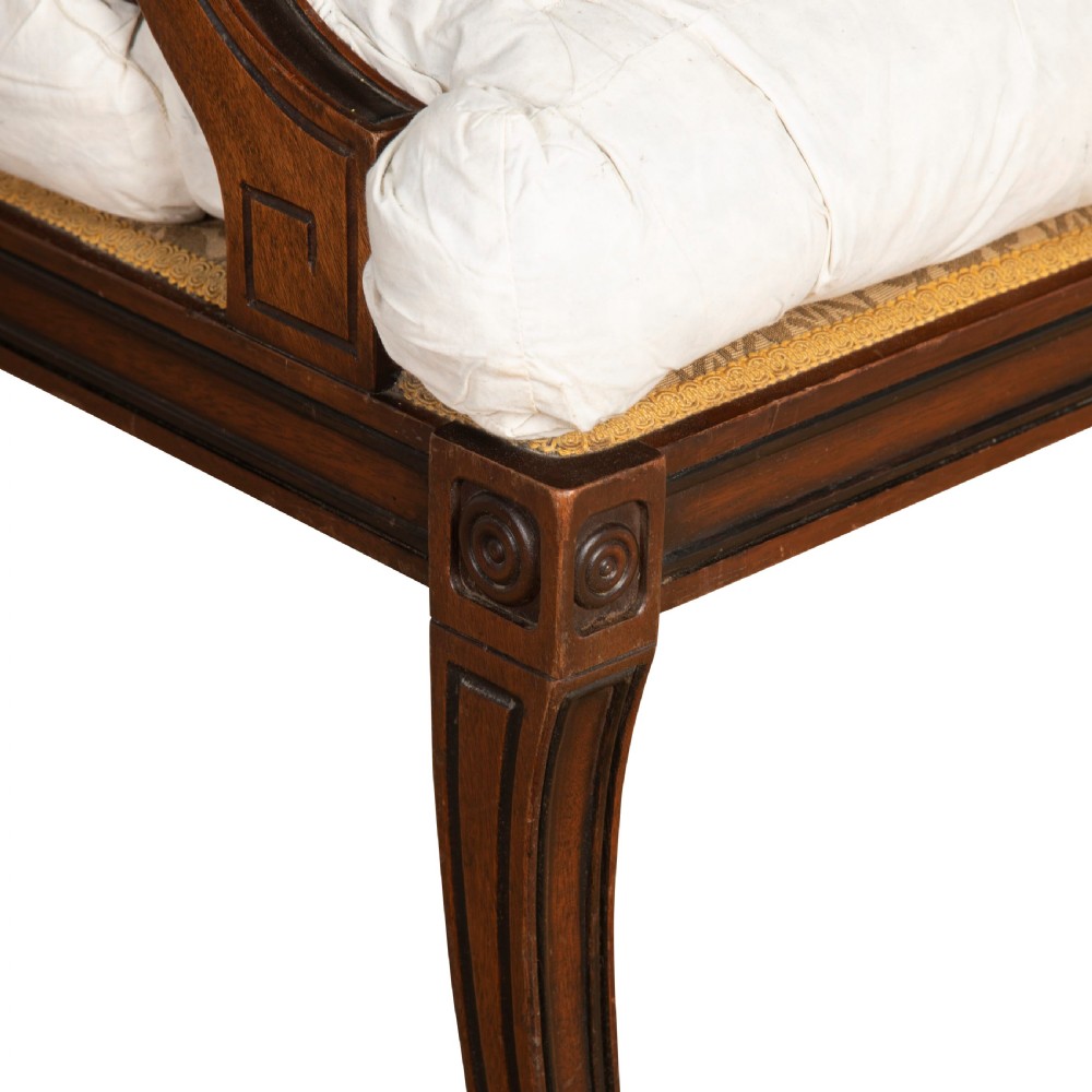 Pair of Mahogany Caned Bergere Chairs View IX
