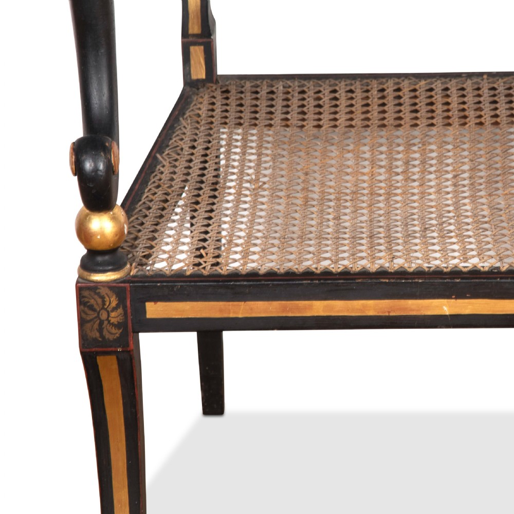 Regency Decorated Open Armchair View VIII