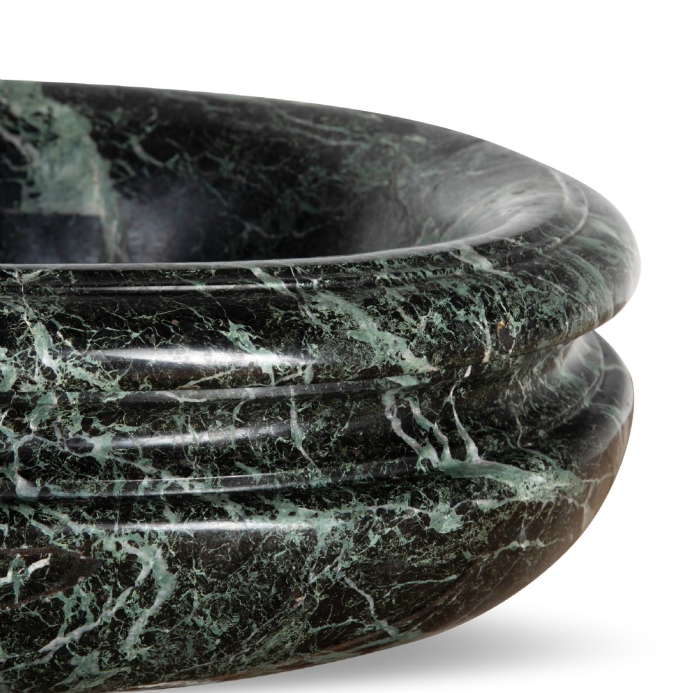 C19th Serpentine Marble Cistern View X