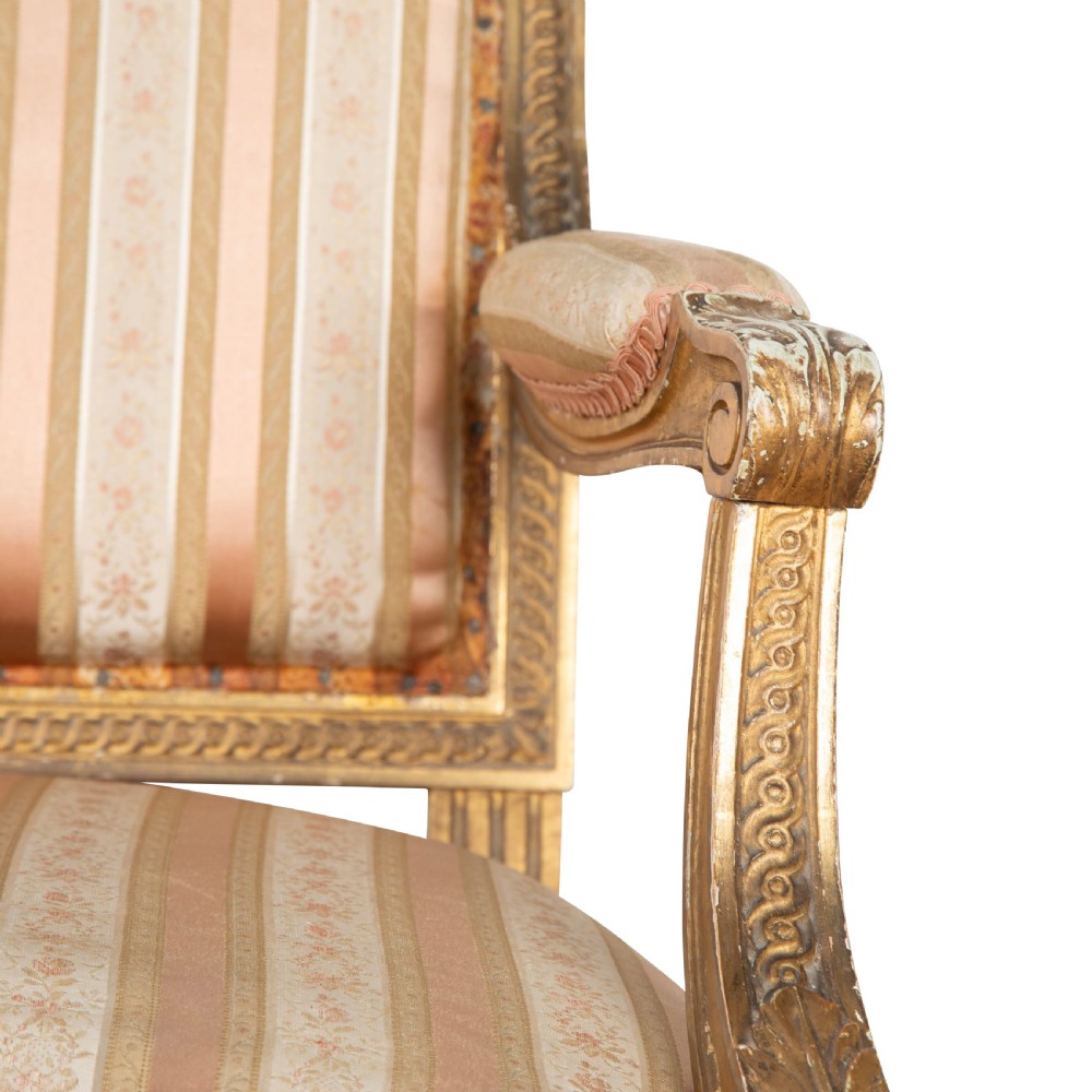 Pair of 19th Century Open Armchairs View VII