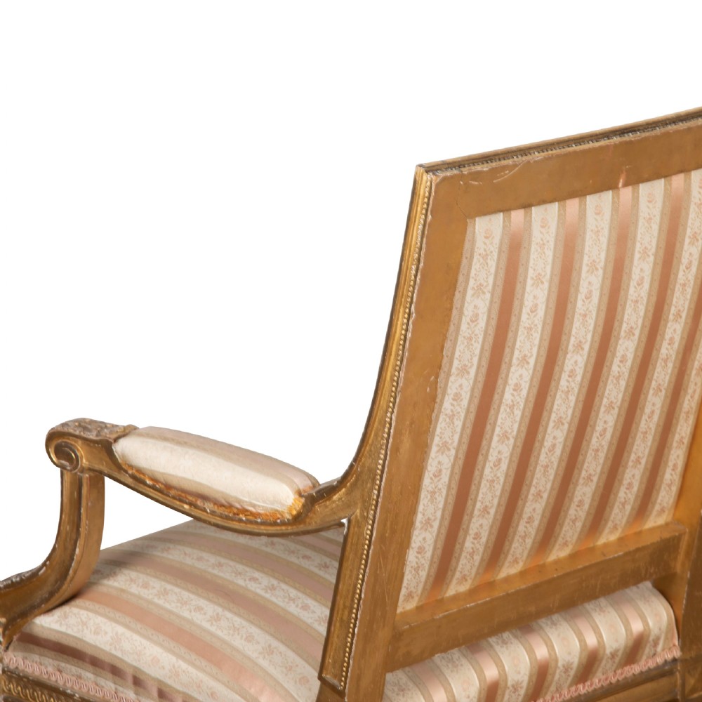 Pair of 19th Century Open Armchairs View X