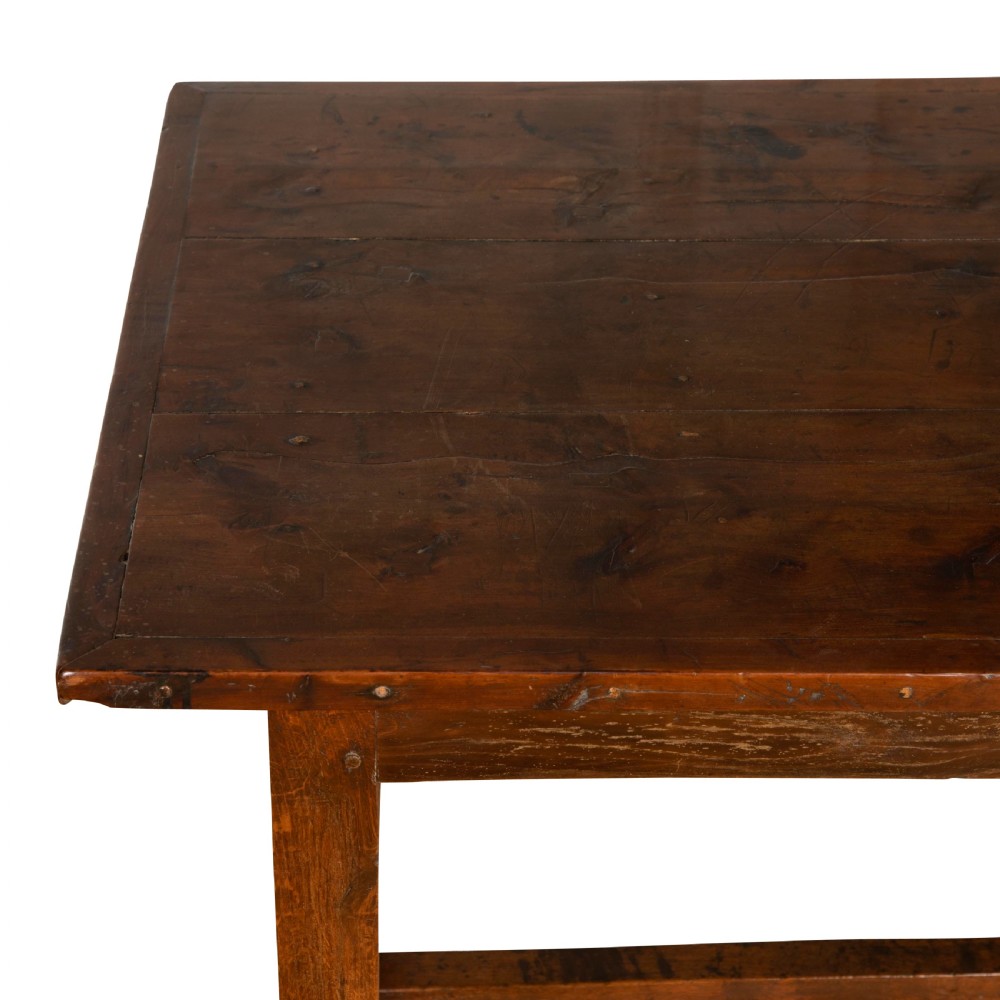 19th Century Yew and Oak Side Table View IV