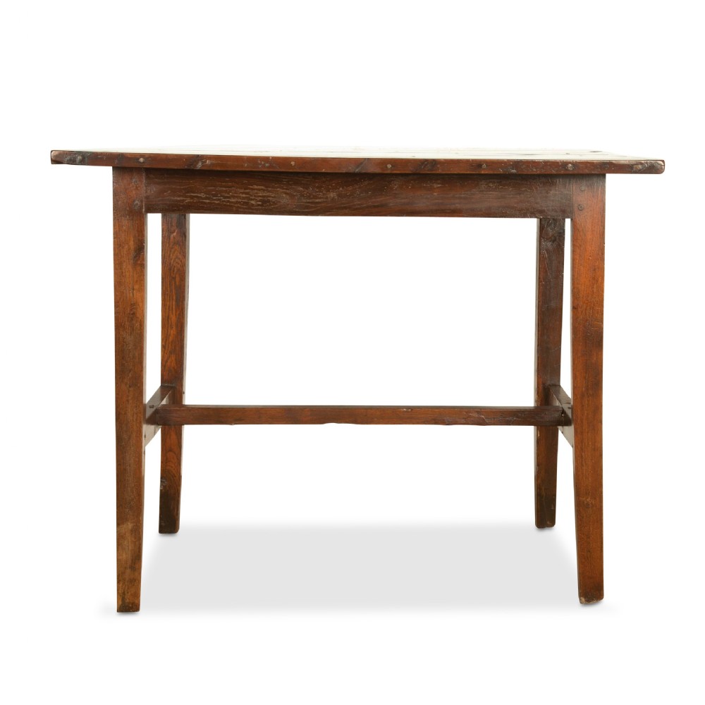 19th Century Yew and Oak Side Table View V