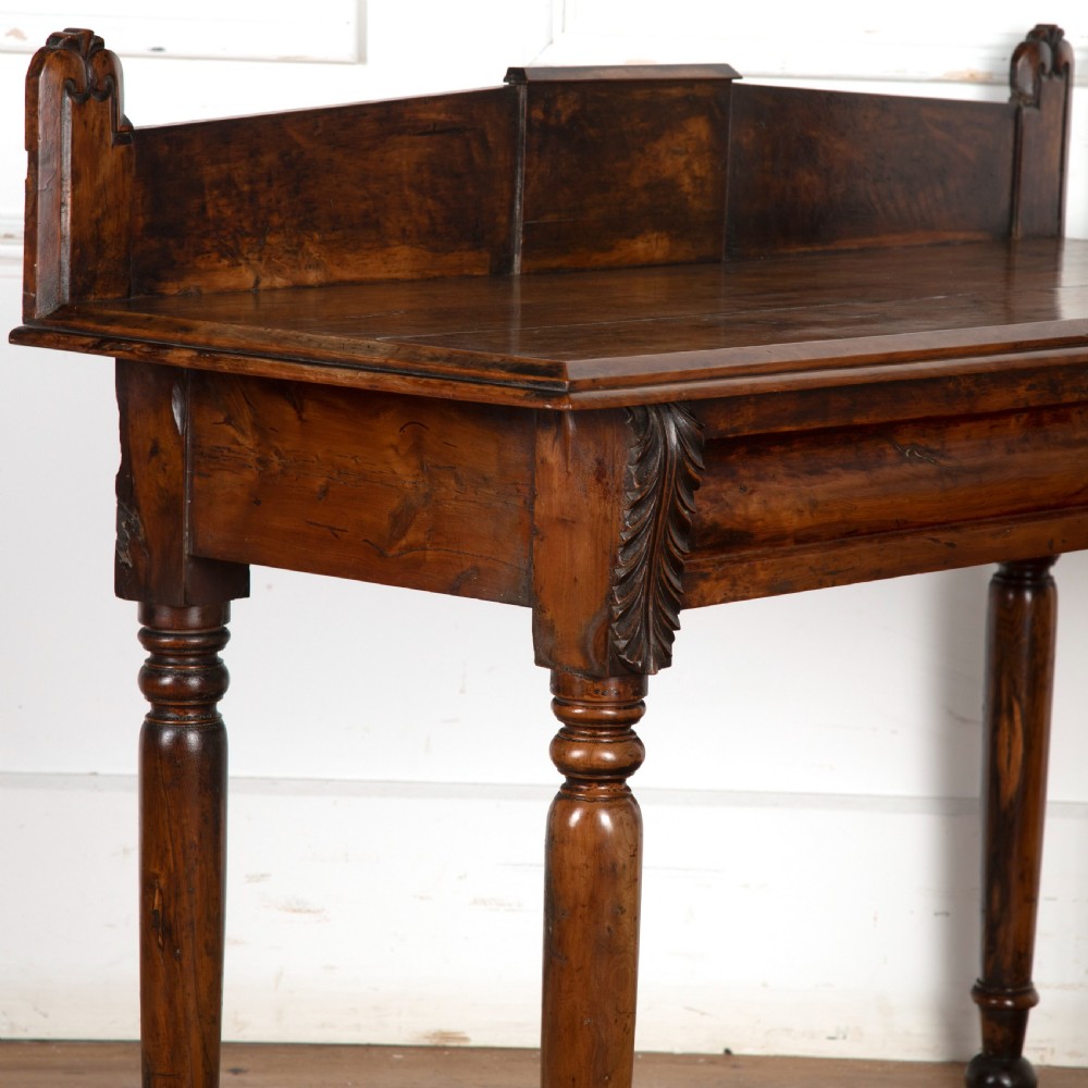 19th Century Irish Yew Wood Side Table View IV