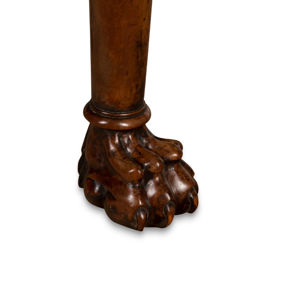 19th Century Irish Yew Wood Side Table View V