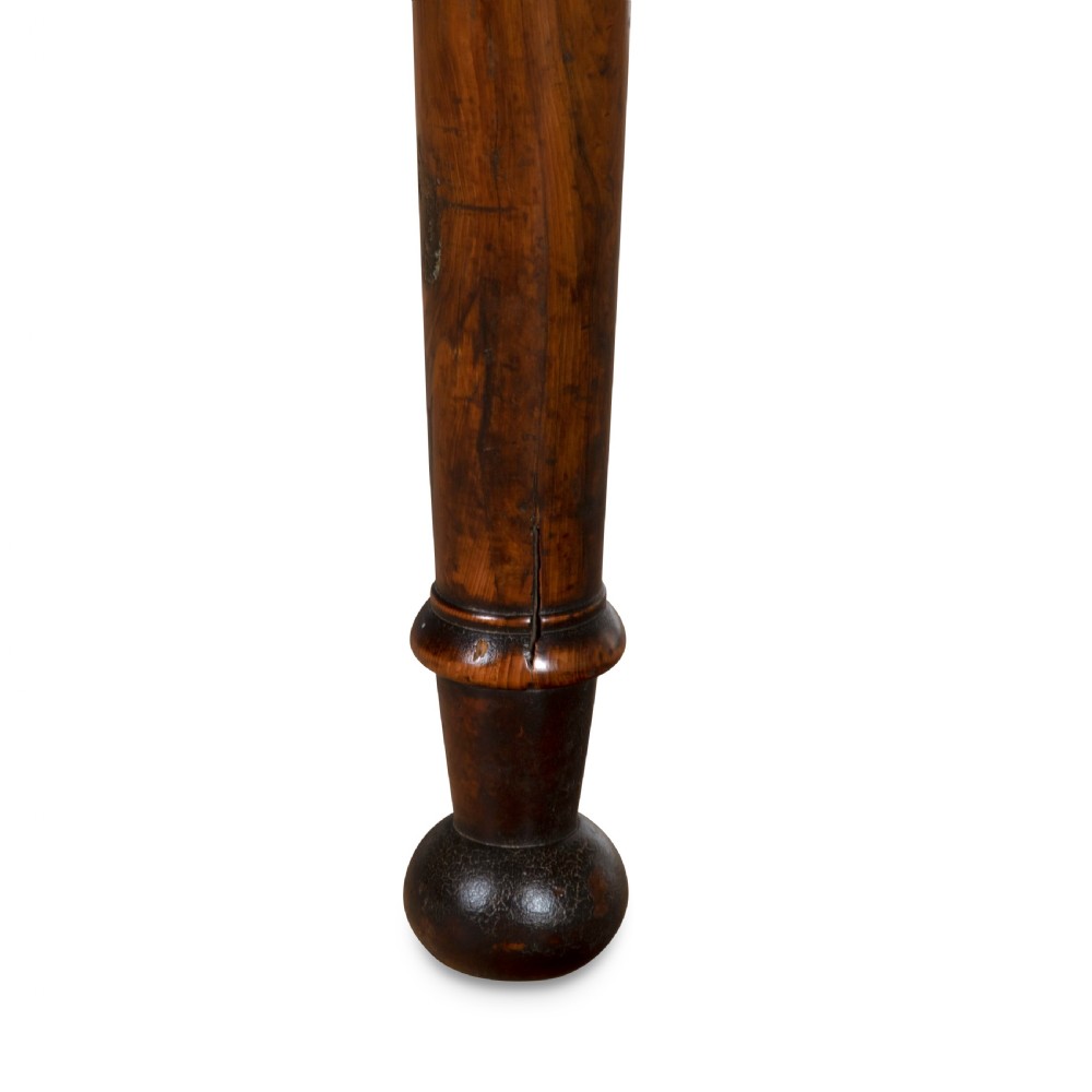 19th Century Irish Yew Wood Side Table View VIII