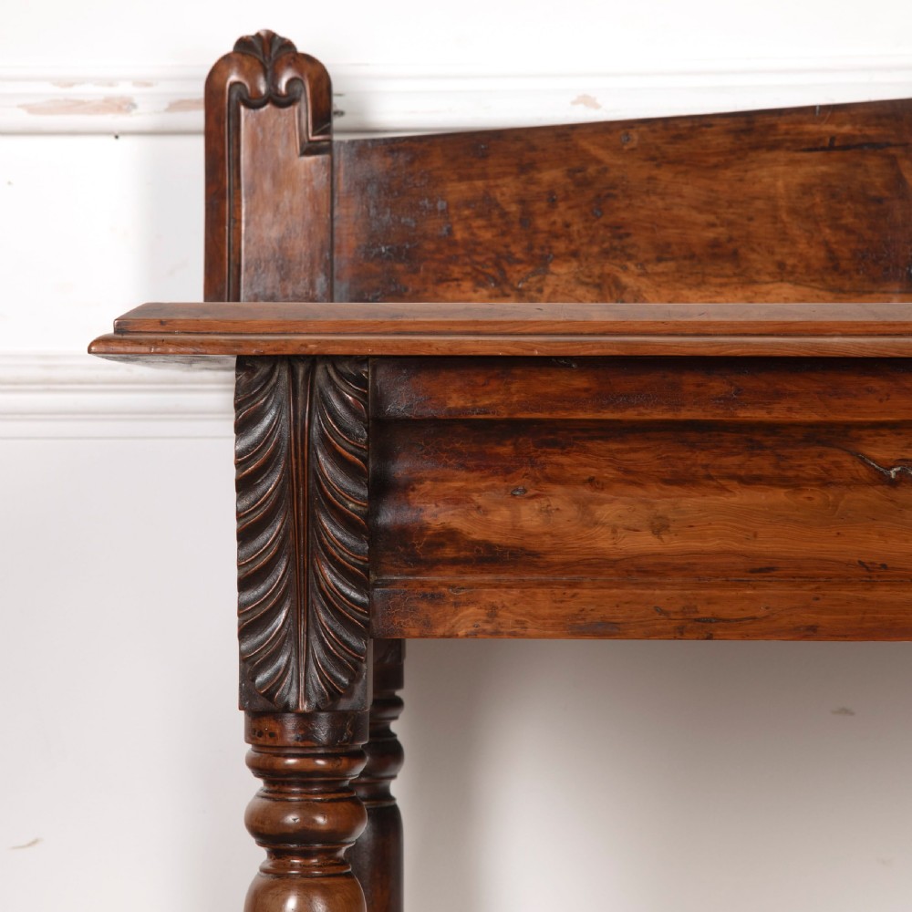 19th Century Irish Yew Wood Side Table View IX
