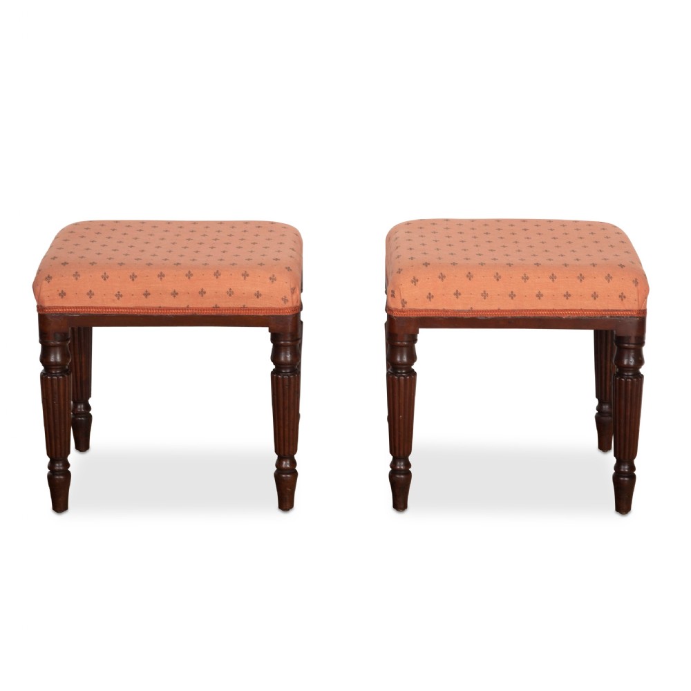 Regency Pair of Gillow Stools