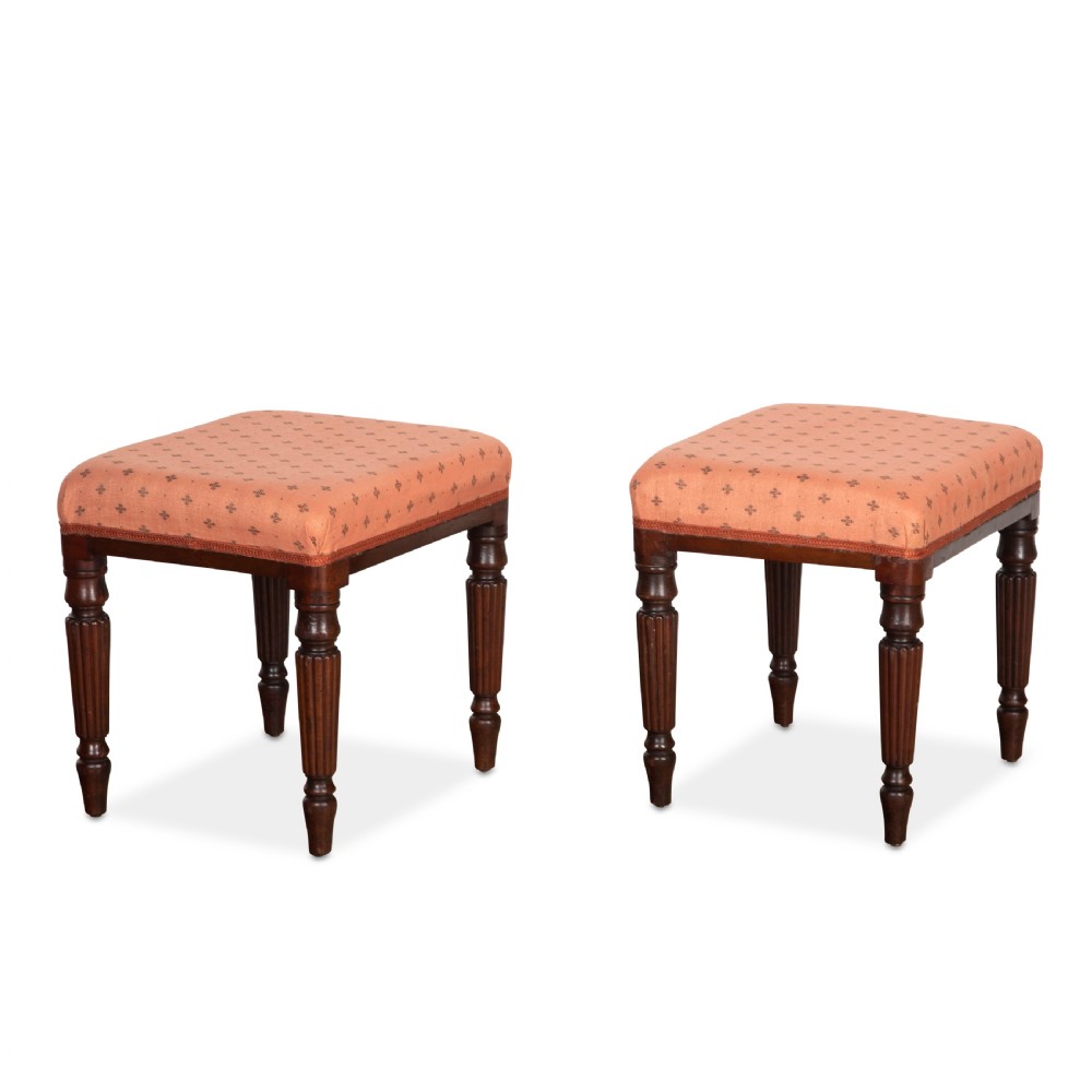 Regency Pair of Gillow Stools View III