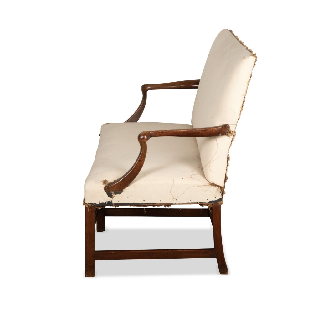 C18th Carved Walnut Settee View VII