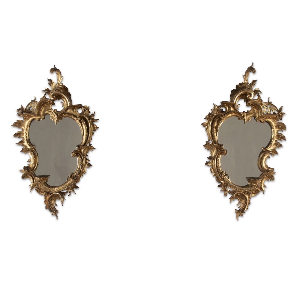 19th Century Pair of Italian Mirrors