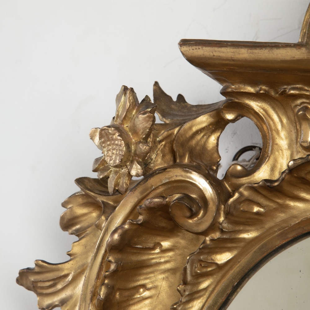 19th Century Pair of Italian Mirrors View V