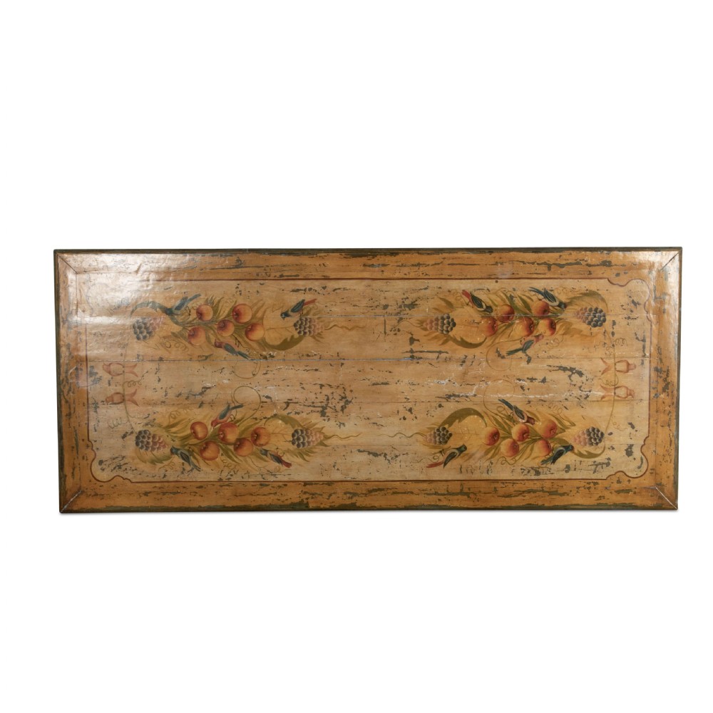 Rare 19th Century Painted Refectory Table View II