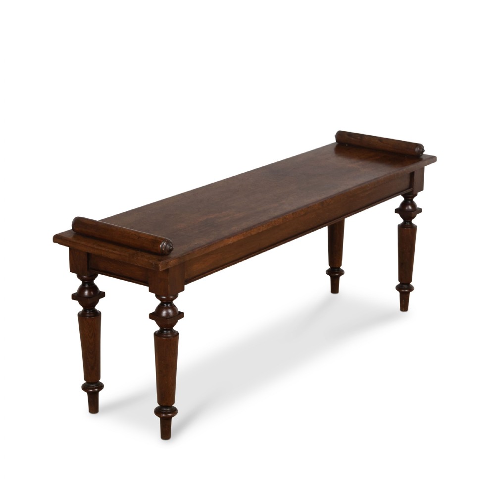 Regency Oak Hall Bench