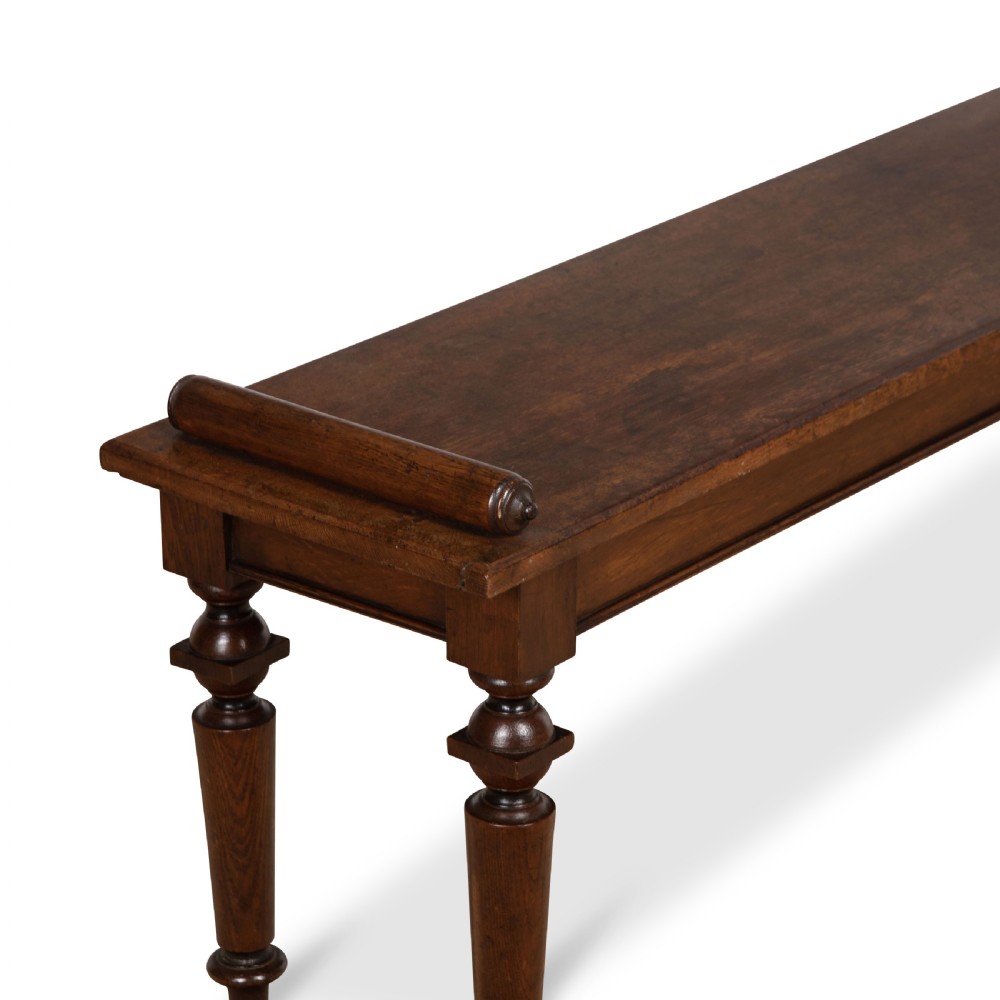 Regency Oak Hall Bench View V