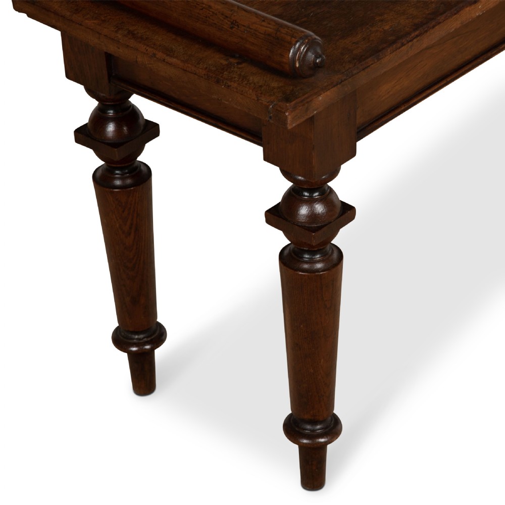 Regency Oak Hall Bench View VII