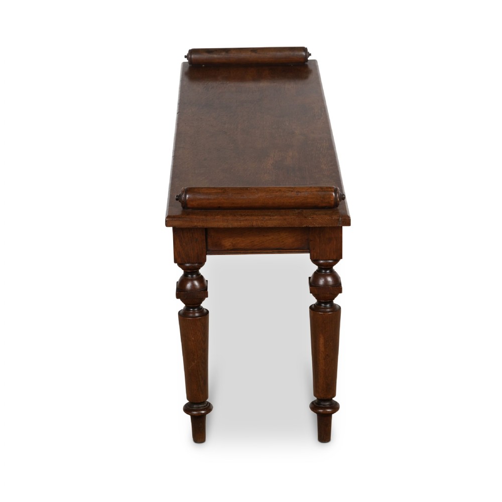 Regency Oak Hall Bench View VIII
